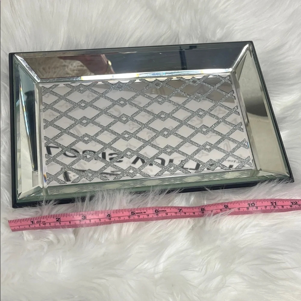 Chic Silver Vanity Tray